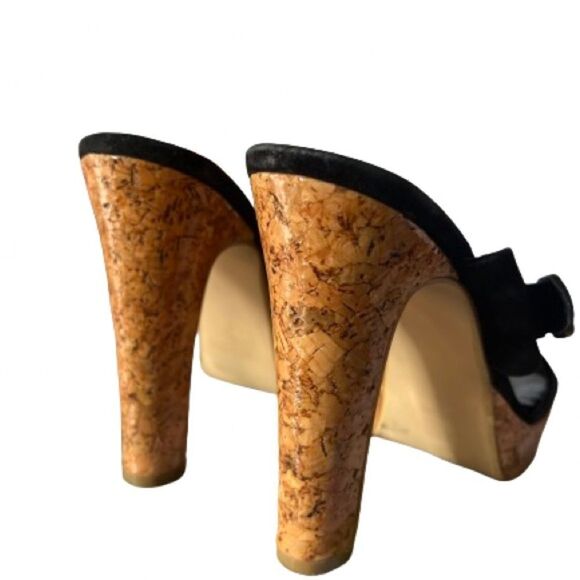 Colin Stuart Suede&Cork Sandals size 8.5 - Picture 6 of 9